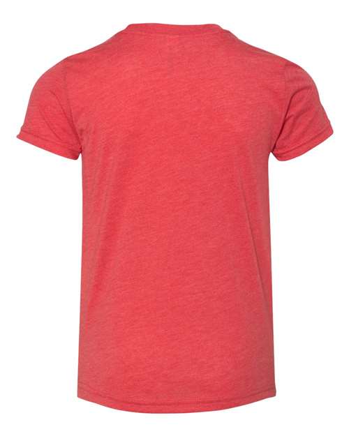 COLOR_NAME=Red Triblend | COLOR_HEX=#CB333B | IMAGE_TYPE=back | SKU=3413Y