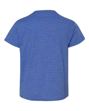 COLOR_NAME=Heather Deep Royal | COLOR_HEX=#1D4F91 | IMAGE_TYPE=back | SKU=8000B
