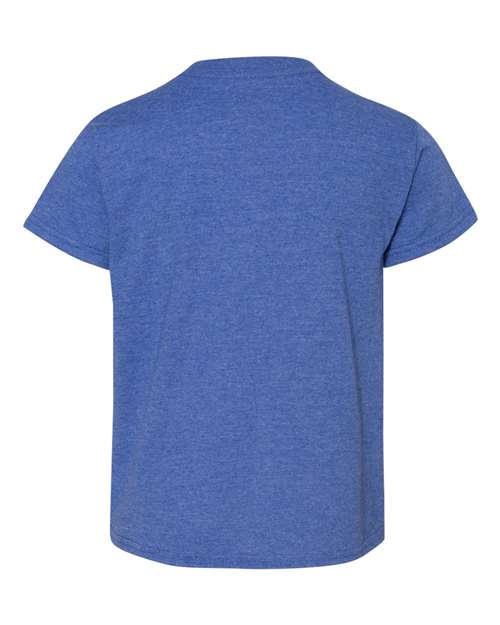 COLOR_NAME=Heather Deep Royal | COLOR_HEX=#1D4F91 | IMAGE_TYPE=back | SKU=8000B