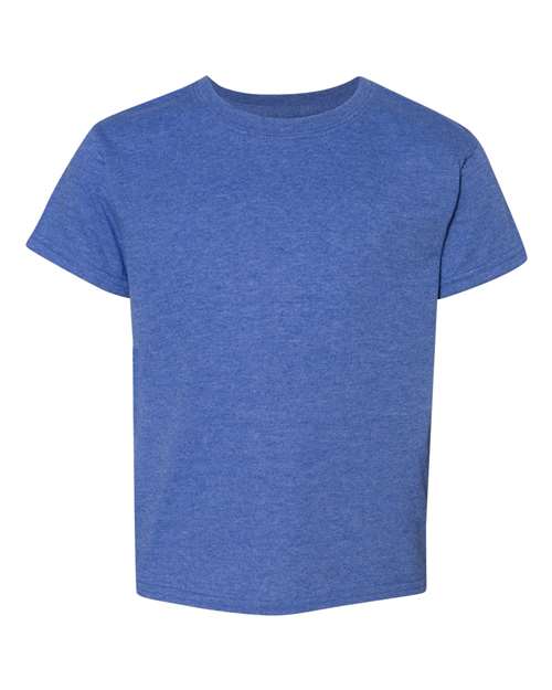 COLOR_NAME=Heather Deep Royal | COLOR_HEX=#1D4F91 | IMAGE_TYPE=front | SKU=8000B
