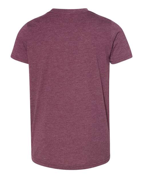 COLOR_NAME=Maroon Triblend | COLOR_HEX=#48252C | IMAGE_TYPE=back | SKU=3413Y
