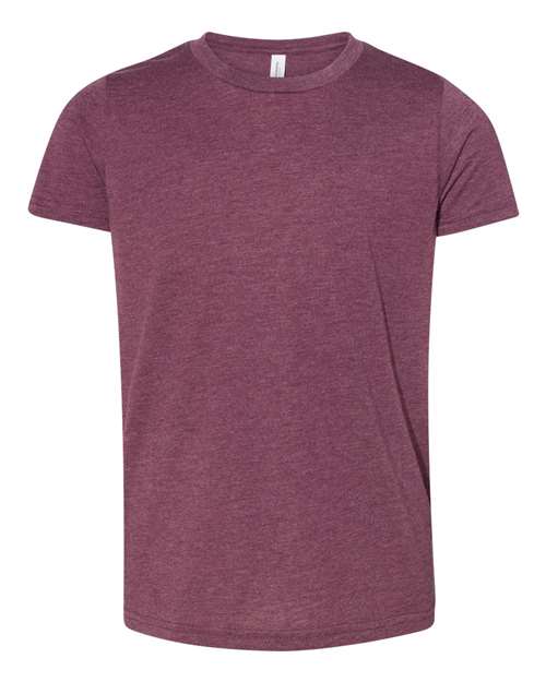 COLOR_NAME=Maroon Triblend | COLOR_HEX=#48252C | IMAGE_TYPE=front | SKU=3413Y