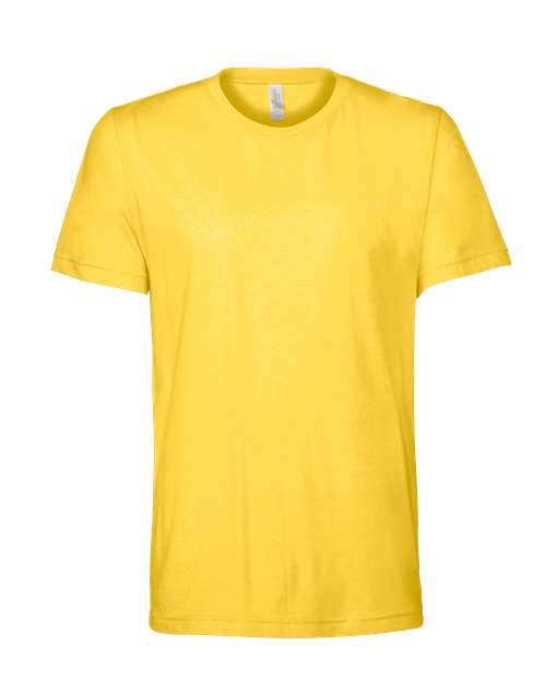 COLOR_NAME=Heather Yellow | COLOR_HEX=#F6EB61 | IMAGE_TYPE=front | SKU=3001CVC
