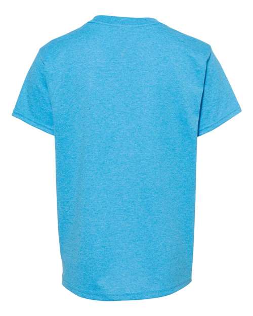 COLOR_NAME=Heather Sapphire | COLOR_HEX=#0076A8 | IMAGE_TYPE=back | SKU=5000B