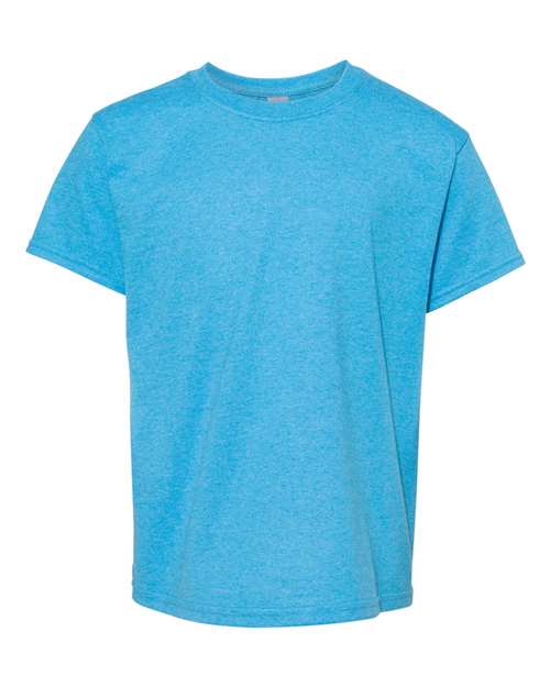 COLOR_NAME=Heather Sapphire | COLOR_HEX=#0076A8 | IMAGE_TYPE=front | SKU=5000B
