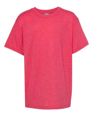 COLOR_NAME=Heather Red | COLOR_HEX=#BF0D3E | IMAGE_TYPE=front | SKU=5000B