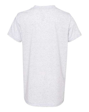 COLOR_NAME=White Fleck Triblend | COLOR_HEX=#D9D9D6 | IMAGE_TYPE=back | SKU=3413Y