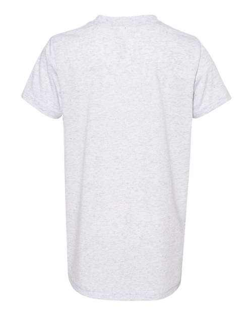 COLOR_NAME=White Fleck Triblend | COLOR_HEX=#D9D9D6 | IMAGE_TYPE=back | SKU=3413Y