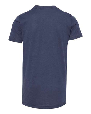 COLOR_NAME=Solid Navy Triblend | COLOR_HEX=#0C2340 | IMAGE_TYPE=back | SKU=3413Y