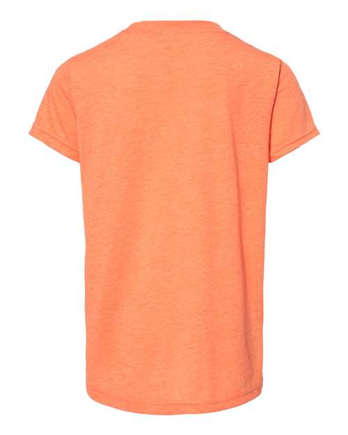 COLOR_NAME=Orange Triblend | COLOR_HEX=#e77f2b | IMAGE_TYPE=back | SKU=3413Y