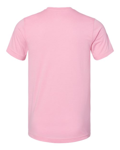 COLOR_NAME=Heather Bubble Gum | COLOR_HEX=#FFBBE0 | IMAGE_TYPE=back | SKU=3001CVC