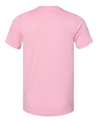 COLOR_NAME=Heather Bubble Gum | COLOR_HEX=#FFBBE0 | IMAGE_TYPE=back | SKU=3001CVC
