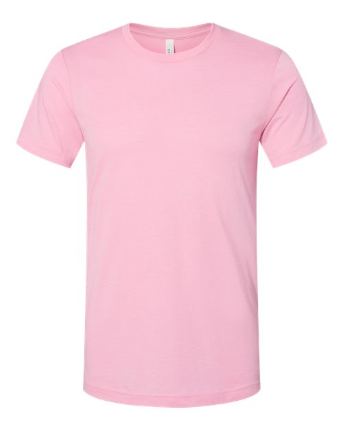 COLOR_NAME=Heather Bubble Gum | COLOR_HEX=#FFBBE0 | IMAGE_TYPE=front | SKU=3001CVC