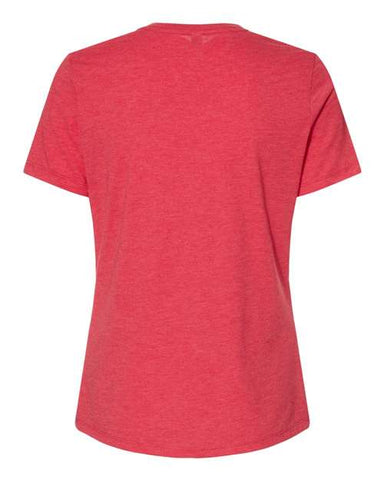 COLOR_NAME=Heather Red | COLOR_HEX=#BF0D3E | IMAGE_TYPE=back | SKU=6400CVC